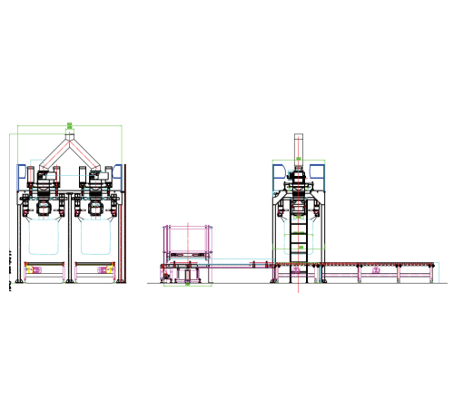 Dual-station Packing Scale for Grain Logistics Transportation LCS-1000WHS